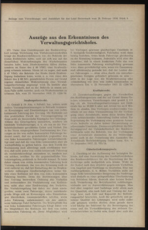 Verordnungsblatt der steiermärkischen Landesregierung 19581224 Seite: 21