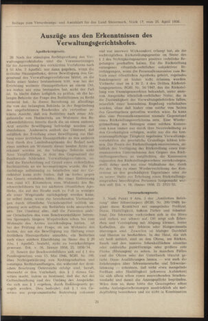 Verordnungsblatt der steiermärkischen Landesregierung 19581224 Seite: 49