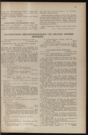 Verordnungsblatt der steiermärkischen Landesregierung 19581224 Seite: 5