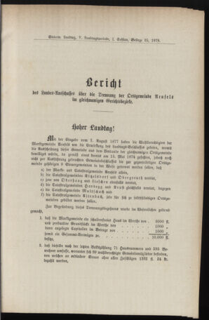 Stenographische Protokolle über die Sitzungen des Steiermärkischen Landtages 1878bl01 Seite: 391