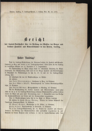 Stenographische Protokolle über die Sitzungen des Steiermärkischen Landtages 1878bl01 Seite: 401