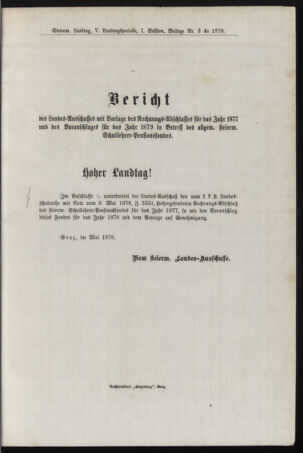 Stenographische Protokolle über die Sitzungen des Steiermärkischen Landtages 1878bl01 Seite: 49