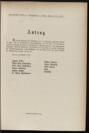 Stenographische Protokolle über die Sitzungen des Steiermärkischen Landtages 1878bl01 Seite: 505