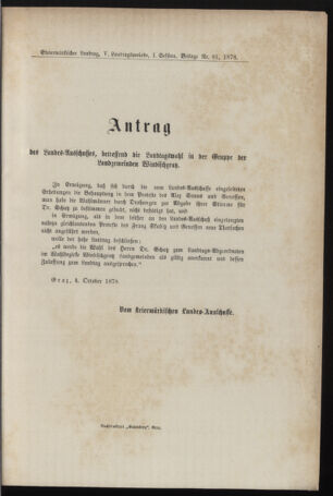 Stenographische Protokolle über die Sitzungen des Steiermärkischen Landtages 1878bl01 Seite: 525