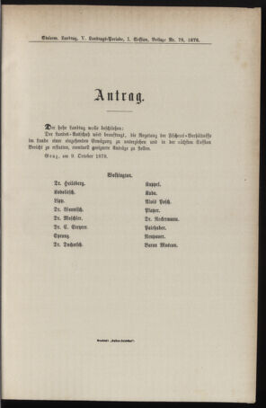 Stenographische Protokolle über die Sitzungen des Steiermärkischen Landtages 1878bl01 Seite: 563