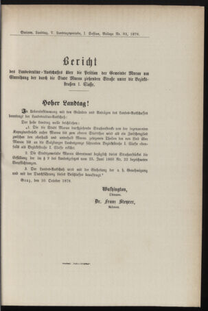 Stenographische Protokolle über die Sitzungen des Steiermärkischen Landtages 1878bl01 Seite: 573