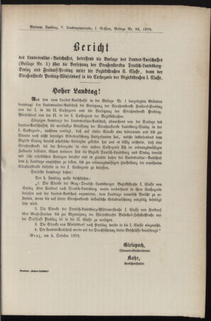 Stenographische Protokolle über die Sitzungen des Steiermärkischen Landtages 1878bl01 Seite: 593