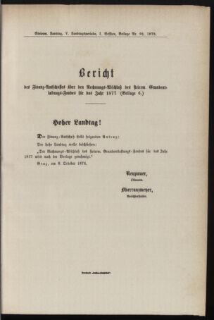 Stenographische Protokolle über die Sitzungen des Steiermärkischen Landtages 1878bl01 Seite: 605