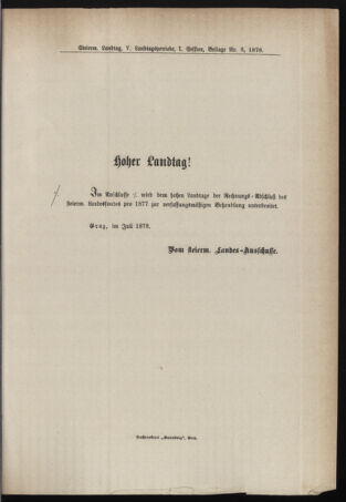 Stenographische Protokolle über die Sitzungen des Steiermärkischen Landtages 1878bl01 Seite: 79