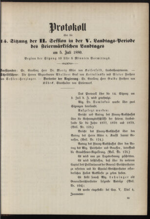 Stenographische Protokolle über die Sitzungen des Steiermärkischen Landtages 18800705 Seite: 45