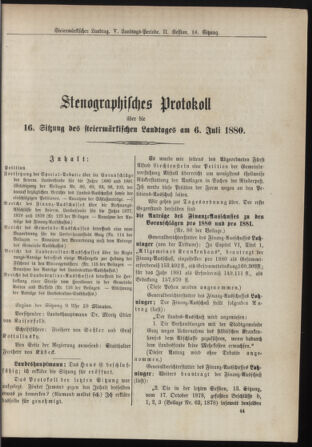 Stenographische Protokolle über die Sitzungen des Steiermärkischen Landtages