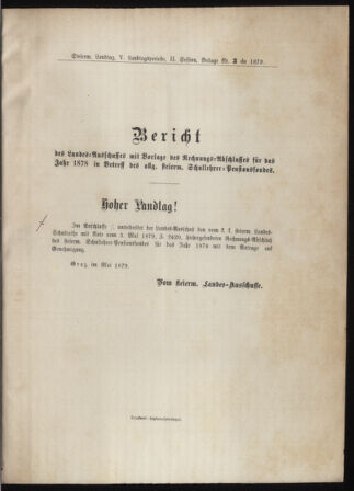 Stenographische Protokolle über die Sitzungen des Steiermärkischen Landtages 1880bl01 Seite: 13