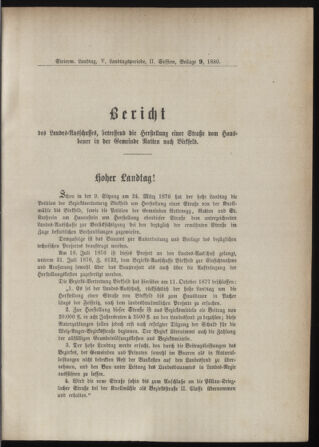 Stenographische Protokolle über die Sitzungen des Steiermärkischen Landtages 1880bl01 Seite: 235