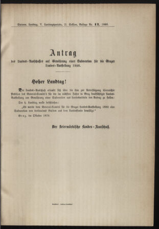 Stenographische Protokolle über die Sitzungen des Steiermärkischen Landtages 1880bl01 Seite: 405