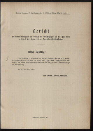 Stenographische Protokolle über die Sitzungen des Steiermärkischen Landtages 1880bl01 Seite: 483