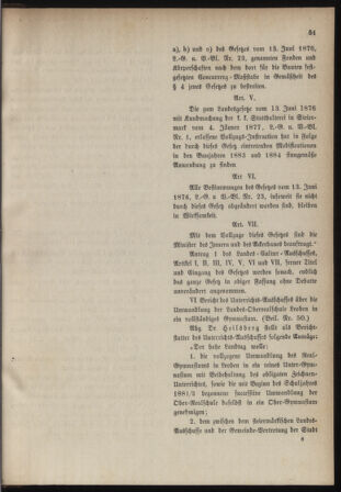 Stenographische Protokolle über die Sitzungen des Steiermärkischen Landtages 18810926 Seite: 31