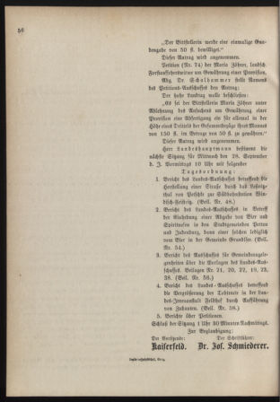 Stenographische Protokolle über die Sitzungen des Steiermärkischen Landtages 18810926 Seite: 36