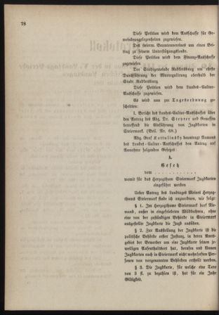 Stenographische Protokolle über die Sitzungen des Steiermärkischen Landtages 18811001 Seite: 22