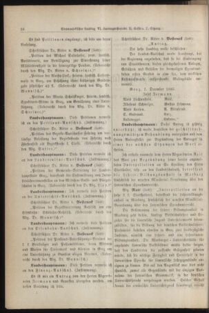 Stenographische Protokolle über die Sitzungen des Steiermärkischen Landtages 18851207 Seite: 2