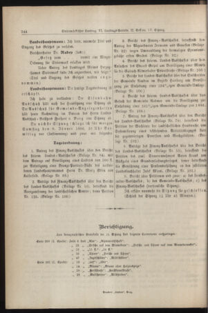 Stenographische Protokolle über die Sitzungen des Steiermärkischen Landtages 18860108 Seite: 12