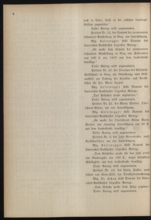 Stenographische Protokolle über die Sitzungen des Steiermärkischen Landtages 18861221 Seite: 38