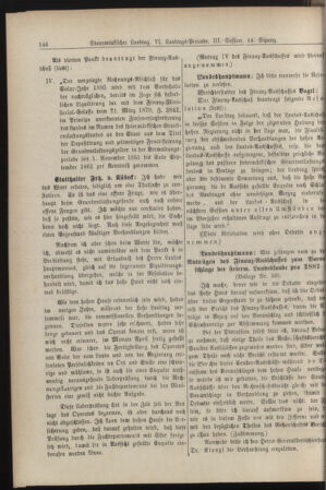 Stenographische Protokolle über die Sitzungen des Steiermärkischen Landtages 18870112 Seite: 6