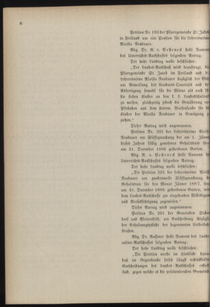 Stenographische Protokolle über die Sitzungen des Steiermärkischen Landtages 18870122 Seite: 20