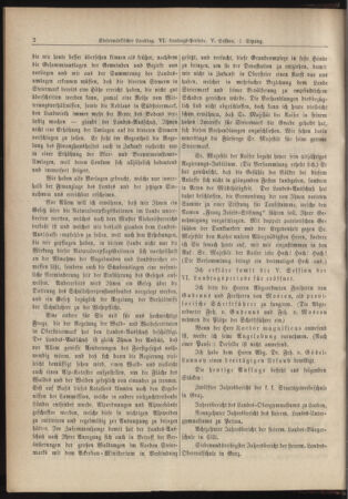 Stenographische Protokolle über die Sitzungen des Steiermärkischen Landtages 18880827 Seite: 2