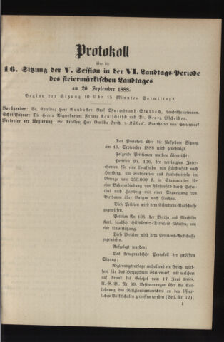 Stenographische Protokolle über die Sitzungen des Steiermärkischen Landtages 18880920 Seite: 21