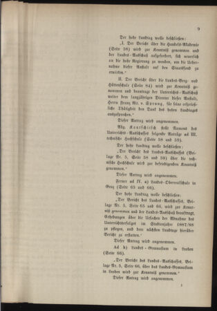 Stenographische Protokolle über die Sitzungen des Steiermärkischen Landtages 18880922 Seite: 31