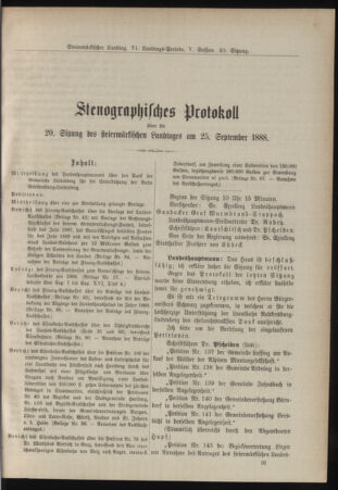 Stenographische Protokolle über die Sitzungen des Steiermärkischen Landtages