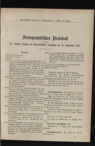 Stenographische Protokolle über die Sitzungen des Steiermärkischen Landtages