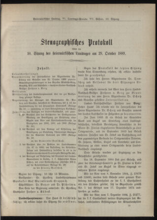 Stenographische Protokolle über die Sitzungen des Steiermärkischen Landtages