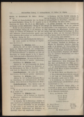 Stenographische Protokolle über die Sitzungen des Steiermärkischen Landtages 18891109 Seite: 2