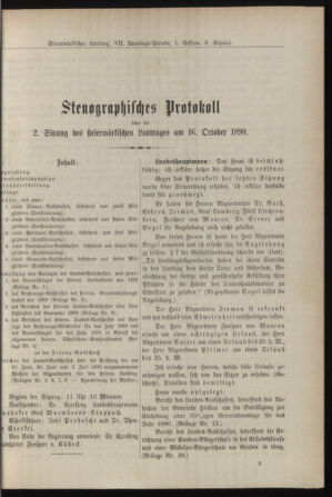 Stenographische Protokolle über die Sitzungen des Steiermärkischen Landtages 18901016 Seite: 1