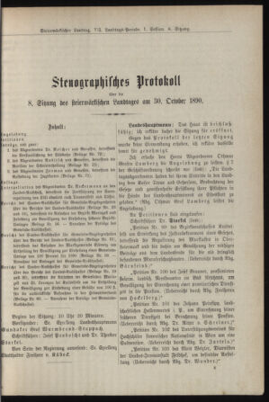 Stenographische Protokolle über die Sitzungen des Steiermärkischen Landtages 18901030 Seite: 1