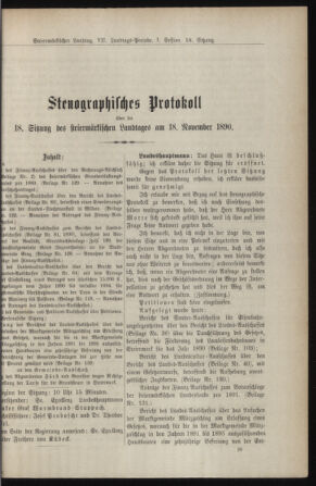 Stenographische Protokolle über die Sitzungen des Steiermärkischen Landtages 18901118 Seite: 1