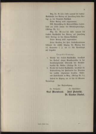 Stenographische Protokolle über die Sitzungen des Steiermärkischen Landtages 18920910 Seite: 9