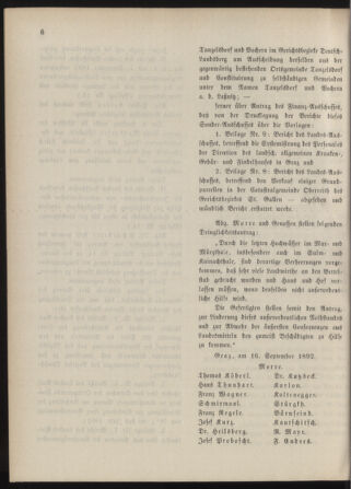 Stenographische Protokolle über die Sitzungen des Steiermärkischen Landtages 18920916 Seite: 14