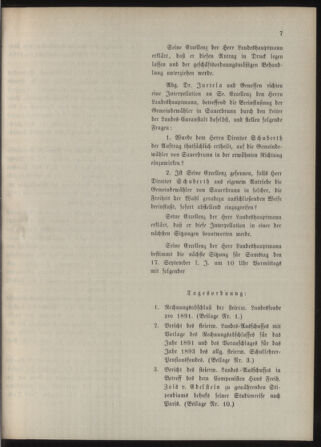 Stenographische Protokolle über die Sitzungen des Steiermärkischen Landtages 18920916 Seite: 15