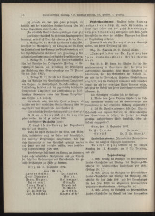 Stenographische Protokolle über die Sitzungen des Steiermärkischen Landtages 18920916 Seite: 6