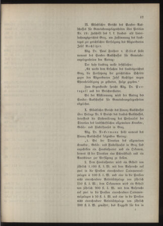 Stenographische Protokolle über die Sitzungen des Steiermärkischen Landtages 18920917 Seite: 49