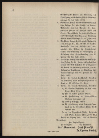 Stenographische Protokolle über die Sitzungen des Steiermärkischen Landtages 18930413 Seite: 20