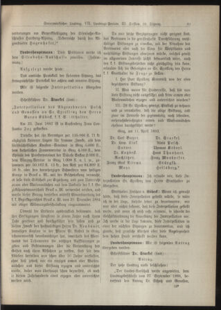 Stenographische Protokolle über die Sitzungen des Steiermärkischen Landtages 18930413 Seite: 3