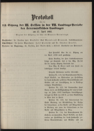 Stenographische Protokolle über die Sitzungen des Steiermärkischen Landtages 18930417 Seite: 13