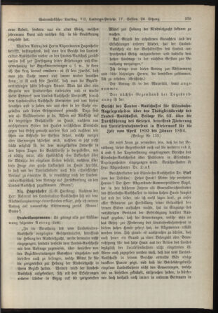 Stenographische Protokolle über die Sitzungen des Steiermärkischen Landtages 18940215 Seite: 15