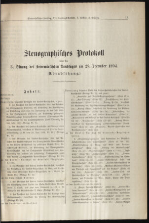 Stenographische Protokolle über die Sitzungen des Steiermärkischen Landtages 18941228 Seite: 7