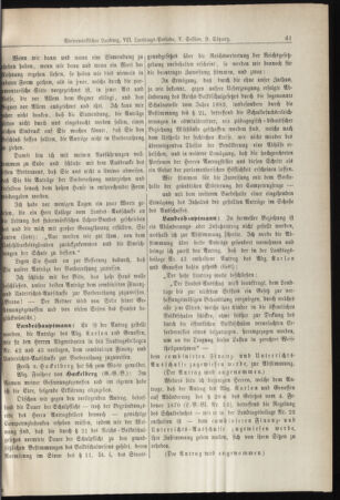 Stenographische Protokolle über die Sitzungen des Steiermärkischen Landtages 18950121 Seite: 7