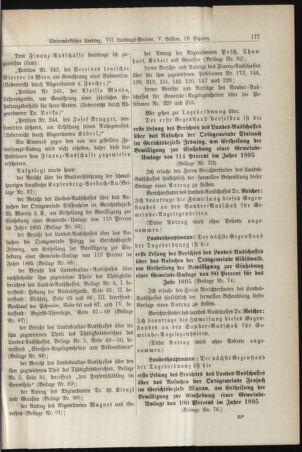 Stenographische Protokolle über die Sitzungen des Steiermärkischen Landtages 18950208 Seite: 3