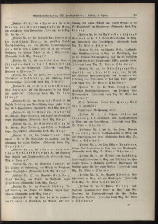 Stenographische Protokolle über die Sitzungen des Steiermärkischen Landtages 18970126 Seite: 3